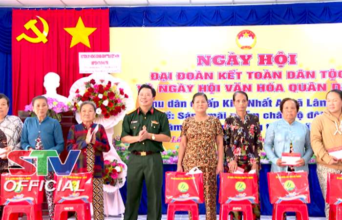 Thạnh Trị: Ngày hội Đại đoàn kết toàn Dân tộc và Ngày hội Văn hóa Quân Dân khu dân cư ấp Kiết Nhất A, xã Lâm Tân